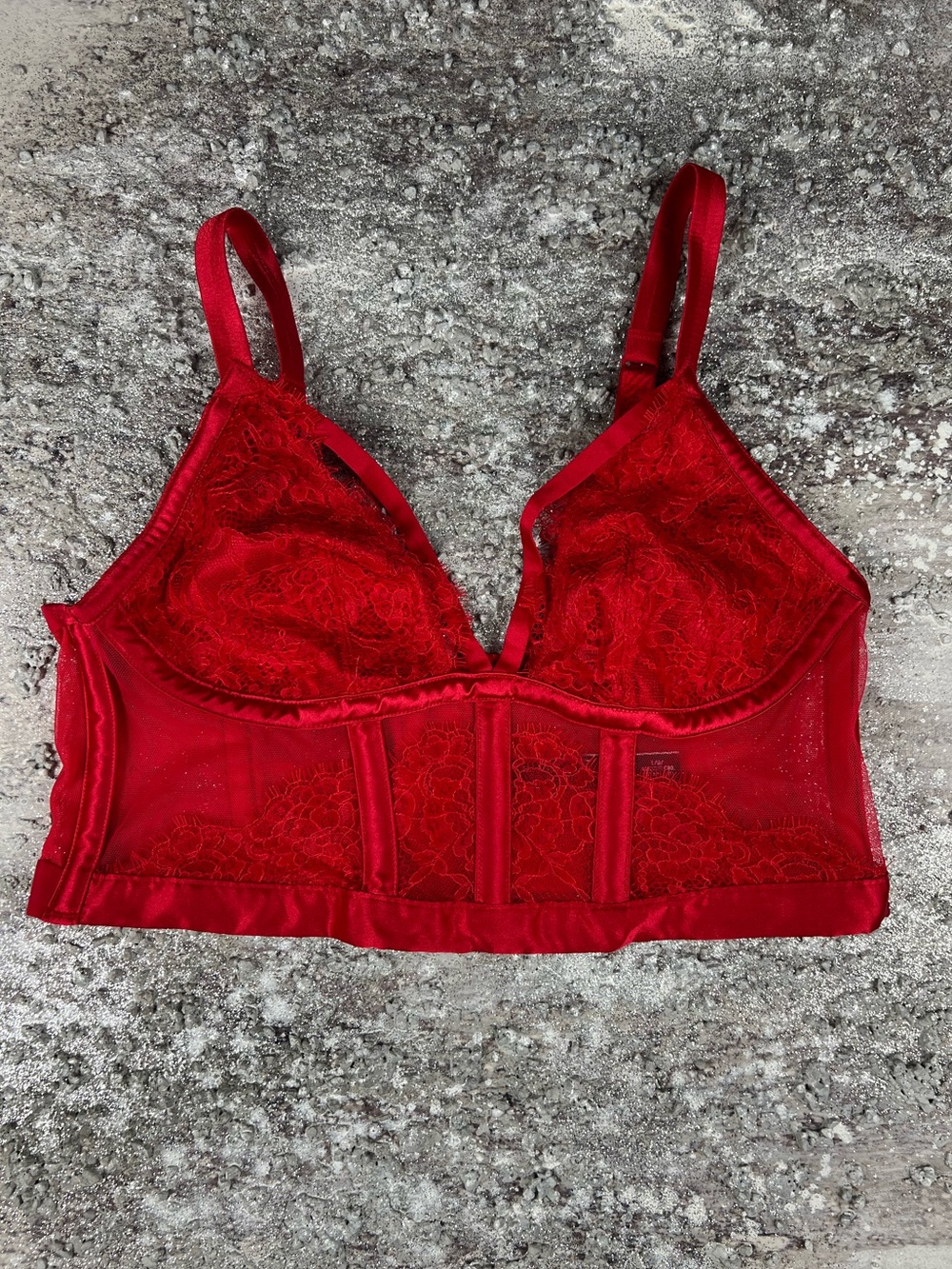 Victoria’s Secret Red Lace Bralette - Women Intimates & Sleepwear